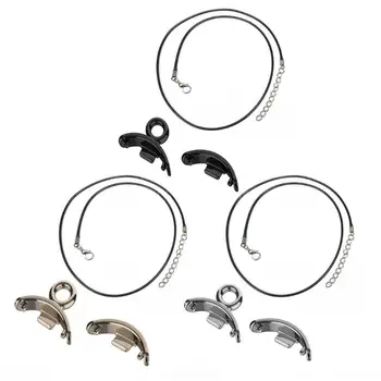 Шейный браслет, ремешок, ожерелье для Mi-Band 8, подвесная металлическая цепочка, пряжка