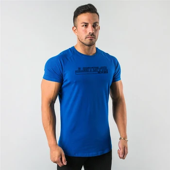 Мужская спортивная хлопковая футболка для бега трусцой, футболка для фитнеса, бодибилдинга, без рукавов, мужские футболки для тренировок, брендовая одежда