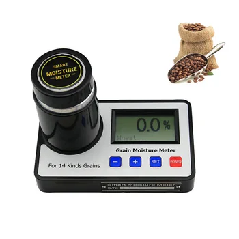 Измеритель влажности кофейных зерен, интеллектуальный измеритель влажности какао-бобов, детектор влажности с цифровым дисплеем для зерен пшеницы и кукурузы.