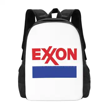 Многонациональная нефтегазовая компания 9 Fashion Pattern Design Дорожный ноутбук Школьный рюкзак Сумка Exxon Mobil Corporation Exxonmobil