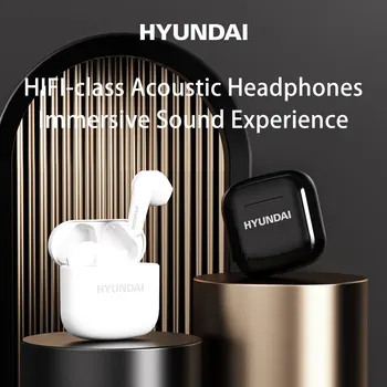 Оригинальная беспроводная Bluetooth-гарнитура HYUNDAI с высоким качеством звука-вкладышей с шумоподавлением с низкой задержкой
