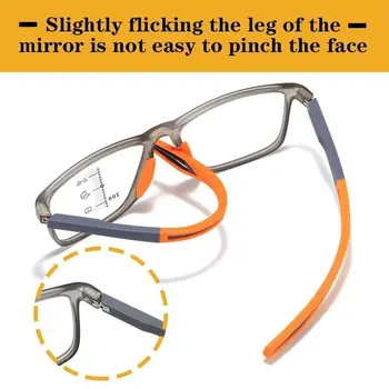 Фотохромные очки для чтения с защитой от синего света, Мультифокальные Прогрессивные очки для дальнозоркости Ближнего и дальнего действия, Блокирующие синие лучи, Защита глаз