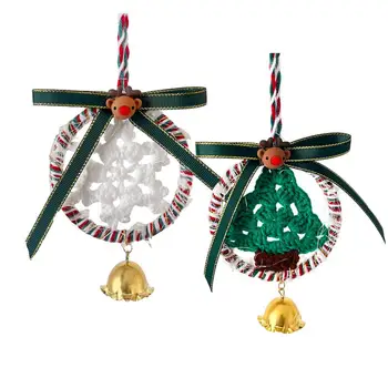 Украшения Jingle Bell Многофункциональные гобелены на дерево с элементами кедра Декоративное праздничное украшение для автомобильных зеркал заднего вида