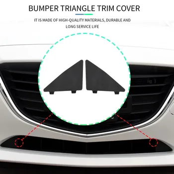 Треугольная накладка переднего бампера автомобиля Mazda 3 Axela 2014-2016 BHN1-50-101 BHN1-50-102
