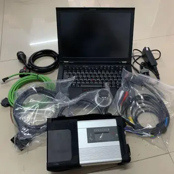 Диагностический инструмент mb star diagnosis c5 SD Connect SSD и 90% Новый Ноутбук T410 i5 4gb RAM 2023.12v Сканер для легковых и грузовых автомобилей