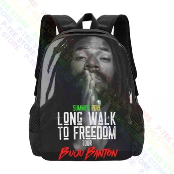Buju Banton Dj Reggae Long Walk To Freedom Tour P-329Backpack Большой емкости для тренировок спортивного стиля