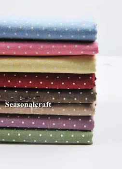 Комплект Ткани Комплект ткани В горошек Комплект ткани в Разноцветный горошек в стиле Покла Горошек Комплект Белья по 7 толстых 8-х четвертаков каждая 15 