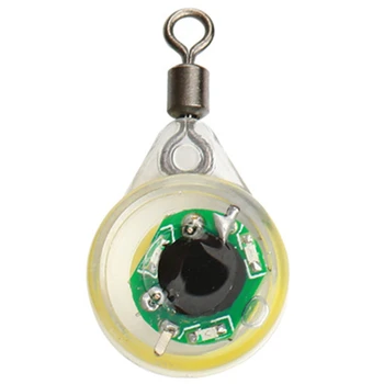 5ШТ Светодиодная рыболовная лампа Fish Eye Light Морская рыболовная приманка для подводной рыбалки Night Fishing Light (зеленый свет)