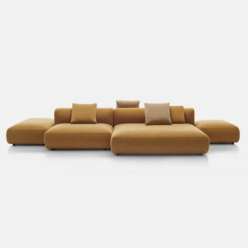 Минималистичный модульный комбинированный блок для приготовления тофу большой плоский двусторонний диван