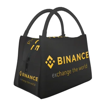 Криптовалюта Binance Термоизолированные Ланч-Пакеты BNB Blockchain Портативный Ланч-Контейнер для Офиса Outdoor Meal Food Box