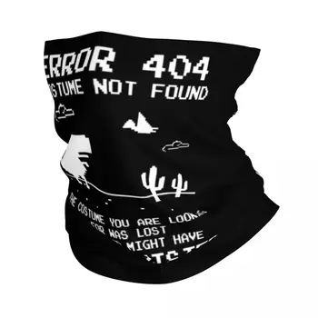 Ошибка 404 Костюм динозавра Не найден Код Бандана на шею, гетры для катания на лыжах, велосипедный шарф, повязка для программиста-гика, грелка для повязки на голову