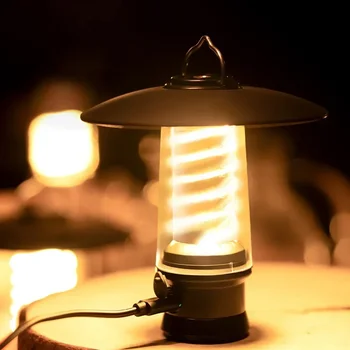Походная лампа Type-C для зарядки походного фонаря, Водонепроницаемый Походный фонарь, Перезаряжаемые Светодиодные фонари, Аксессуары для кемпинга на открытом воздухе