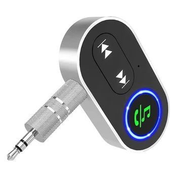 Автомобильный Bluetooth-приемник AUX, беспроводной аудиоприемник с шумоподавлением