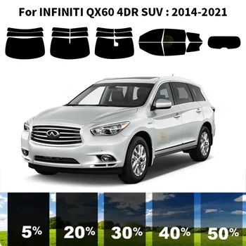 Предварительно Обработанная нанокерамика car UV Window Tint Kit Автомобильная Оконная Пленка Для INFINITI QX60 4DR SUV 2014-2021