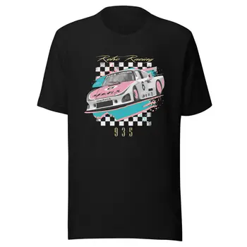футболка с изображением гоночного автомобиля GT Road Racer в стиле ретро 80-х годов 