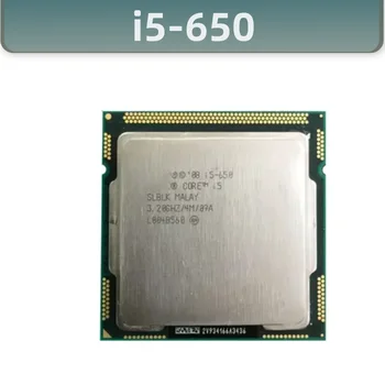 Процессор Core i5 650 3,2 ГГц Двухъядерный 4 МБ Кэш-памяти с разъемом LGA 1156 32 нм 73 Вт Настольный процессор