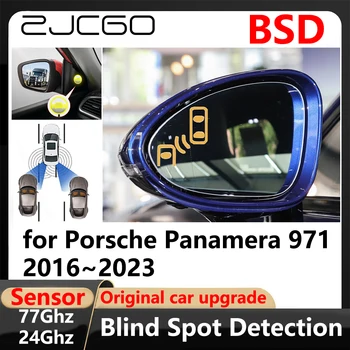 ZJCGO BSD Система Обнаружения Слепых зон При Смене полосы движения с помощью Системы Предупреждения о Парковке и Вождении для Porsche Panamera 971 2016-2023