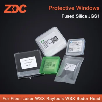 ZDC 10 шт./лот, Защитное зеркало для линз волоконного лазера/Защитные Стекла 27,9x4,1 мм 37x7 мм Для Лазерной головки WSX Raytools Precitec Bodor