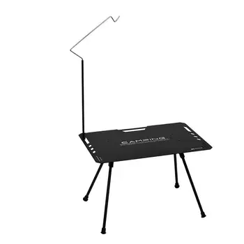 Стол для Пикника на открытом воздухе, Многофункциональный Складной Барбекю Из Легкого Алюминиевого Сплава С Почернением, Тактический Вес Подшипника, 25 кг