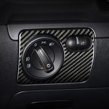ГОРЯЧИЕ продажи!!! Наклейка на рамку управления переключателем автомобильных фар для VW Golf 6 R MK6 Scirocco 09-16