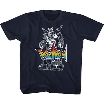 Молодежная футболка Voltron с Мультяшным Рисунком Voltron С Логотипом 2T-YXL