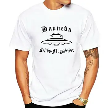 Модная крутая мужская футболка HAUNEBU, футболка Reichs-Flugscheibe Neuschwabenland, Вермахт, WH 626-0, футболка для взрослых с круглым вырезом, Хлопковый топ