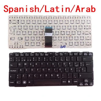 Новая Испано-Латинская Арабская Клавиатура Для Ноутбука С Подсветкой Sony VAIO SVE 14 SVE14 SVS14 SVE14A SVE14A18ECH E14A18ECS E14A17ECP E14A17ECW