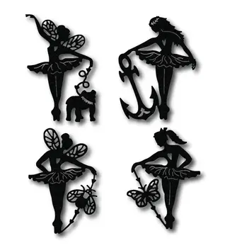 Балерина животное бабочка металлическая режущая матрица декоративный фон альбом для вырезок поздравительная открытка ремесла шаблон для штамповки лезвий