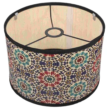 Бамбуковый абажур с рисунком основания E27, крышка светильника для подвесного светильника, потолочный светильник, люстра