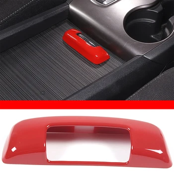Для Honda Pilot 2015-2022 Автомобильный Подлокотник Коробка Ручка Декоративная Крышка Наклейка ABS Красный Аксессуары Для Интерьера