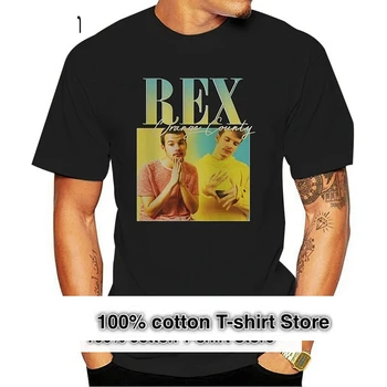 Новая мужская и женская футболка Rex Orange County, размер США, уличная футболка Em1