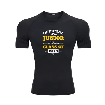 Официальный класс Junior Future 2023, первый день, футболка для 11-го класса, облегающие футболки, мужские хлопковые футболки в китайском стиле, дешевые