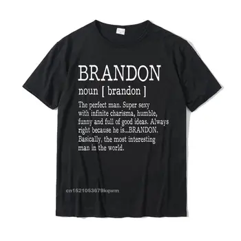 Определение для взрослых - Имя Брэндон, Мужская футболка, Забавные футболки, Новый дизайн, Хлопковые топы для молодых, Футболки Cosie