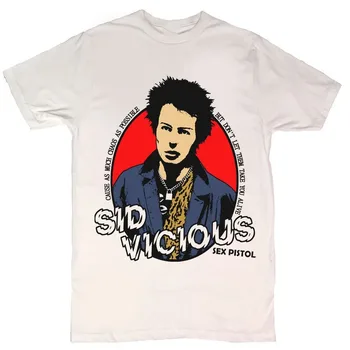 Футболка Sid Vicious Sex Pistols с коротким рукавом унисекс, полный размер от S до 5XL LI168