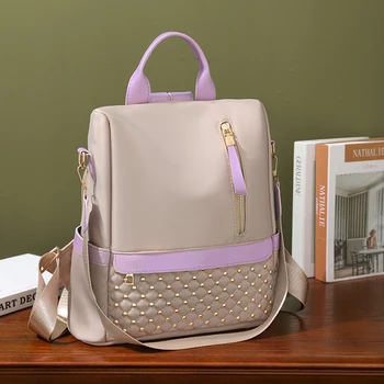 Женский противоугонный рюкзак, повседневная сумка через плечо, модный нейлоновый Женский Стильный Элегантный рюкзак для девочек в академическом стиле для женщин Sac