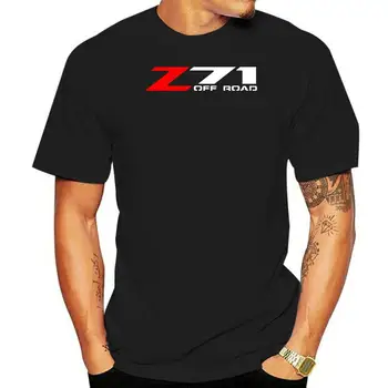 Z71 Chevy Colorado Z71 Черные Футболки с логотипом Off Road, Мужские Размеры 2023, Новые Модные Повседневные Мужские Топы С Круглым вырезом, Мышечная рубашка