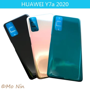 Для Huawei Y7A 2020 Задняя Стеклянная Крышка Батарейный Отсек Дверца Объектива Задняя Панель Корпуса Запасная часть