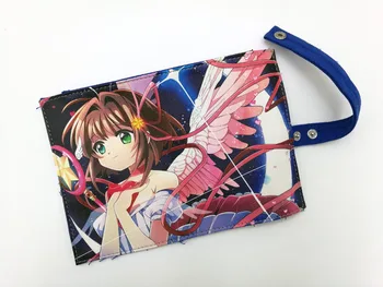 Детская Холщовая Канцелярская бумага Anime Card Captor Sakura Студентов Удобная сумка для хранения