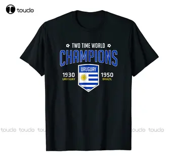 Забавная хлопковая повседневная футболка Uru Uruguay World Footballer Championships Фото Футболки На заказ Унисекс Футболка Xs-5Xl Цифровая печать