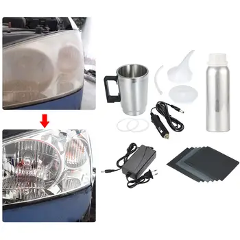 Набор для полировки автомобильных фар, распылительная чашка, инструмент для ремонта линз фар, направленный свет автомобильного ремонтника