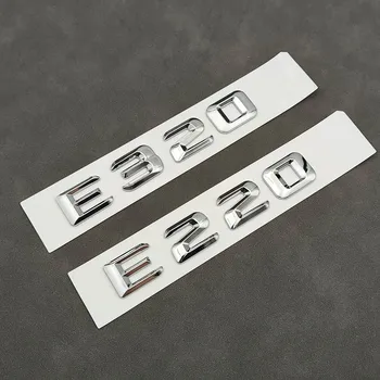3D ABS Хромированные Буквы Автомобильная Наклейка Значок Заднего Багажника E320 E220 Эмблема Логотип Для Mercedes E220 E320 W213 W212 Автомобильные Аксессуары