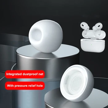 Мягкие силиконовые ушные вкладыши для Airpods Pro 1/2 Защитные вкладыши с отверстием для шумоподавления Амбушюры для Apple Air Pods Pro