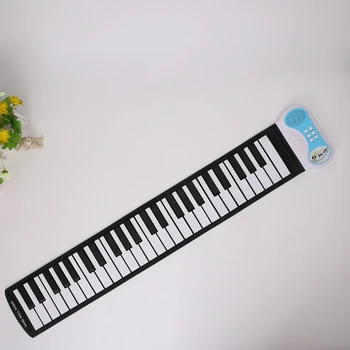 49 Клавиш Силиконовое гибкое ручное пианино, мягкая электронная клавиатура для детей