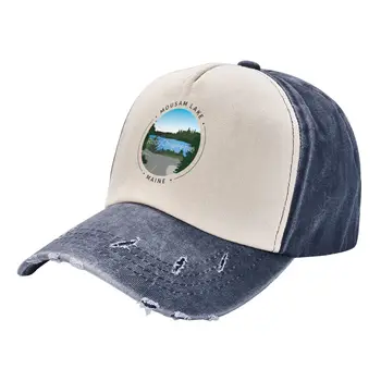 Mousam Lake Circle, Выстиранная бейсболка, контрастная выстиранная шляпа