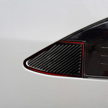 Наклейка для украшения панели внешнего зарядного порта модели S из углеродного волокна для Tesla Model S Внешние наклейки Автомобильные аксессуары