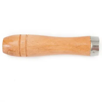 5шт Замена деревянной ручки для напильника Прочный металлический хомут для инструмента для изготовления напильников 11 см Металлическая отвертка Ручная дрель с деревянным хвостовиком