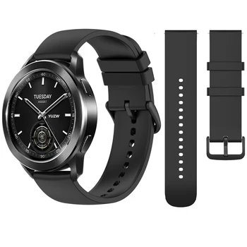 20-22 мм Силиконовый Ремешок для часов Xiaomi Watch S3 S2 46 мм 42 мм Спортивный Ремешок для Xiaomi Watch S1 Pro Mi Watch Color 2 Мягкий Браслет