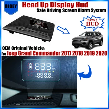 Для Jeep Grand Commander 2017 2018 2019 2020 OEM Головной Дисплей HUD Экран Безопасного Вождения Сигнализация Автомобильные Электронные Аксессуары