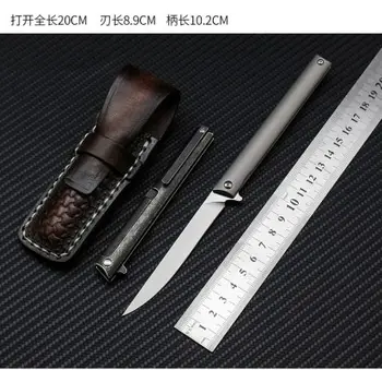 Складной нож с шариковой системой подшипника высокого класса magic pen CT4 Складной нож с титановой ручкой M390 powder pocket knife нож для выживания