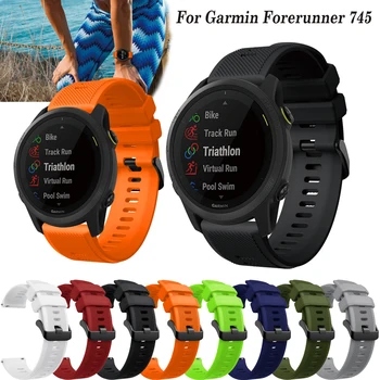 Официальный Ремешок для часов Garmin Forerunner 745 Smartwatch Браслет 22 мм Замена браслетов Garmin Venu 2/Vivoactive 4/255